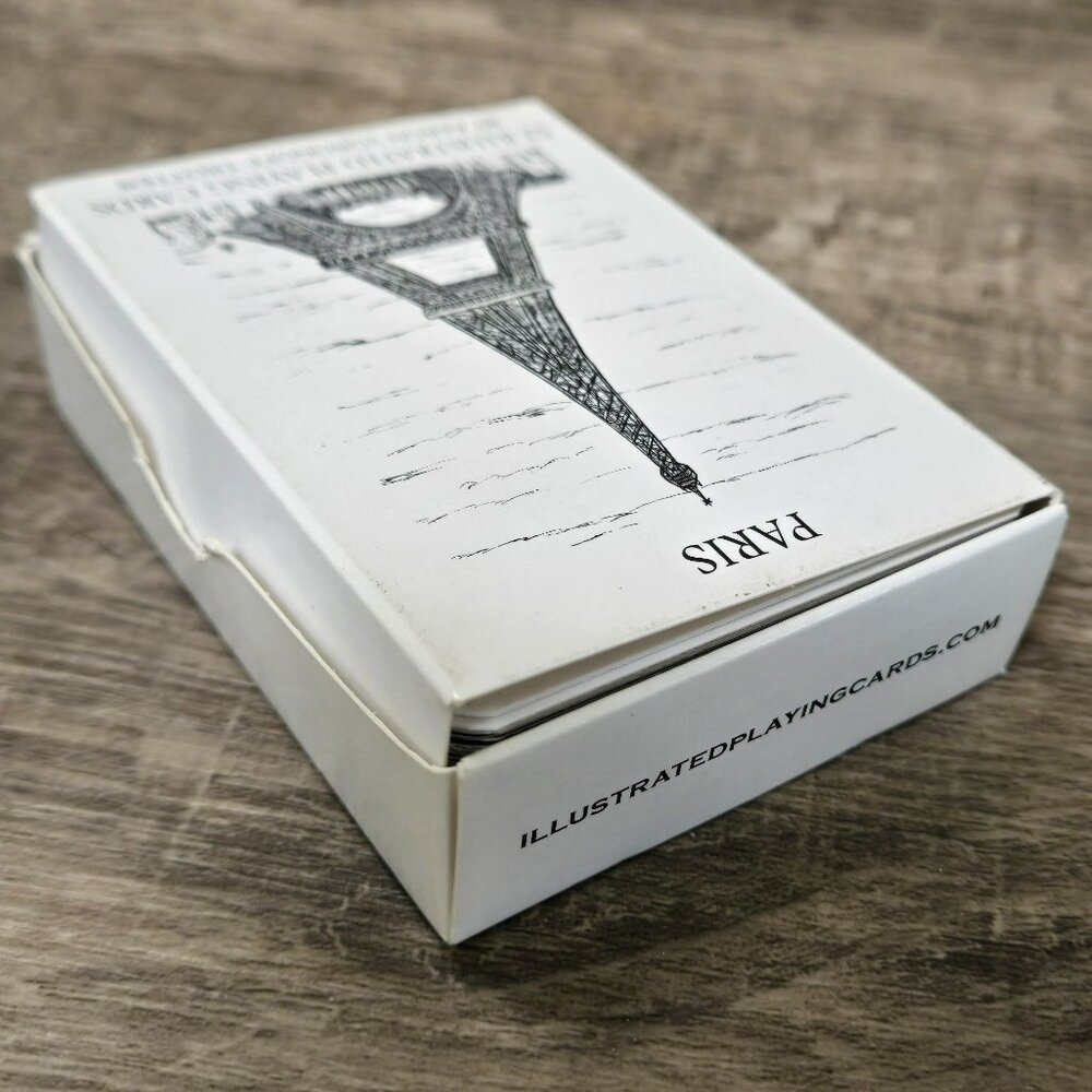 Paris Illustrated Playing Cards By Aaron Vornoff Trotter 21/60 14th Printing - Picture 6 of 7